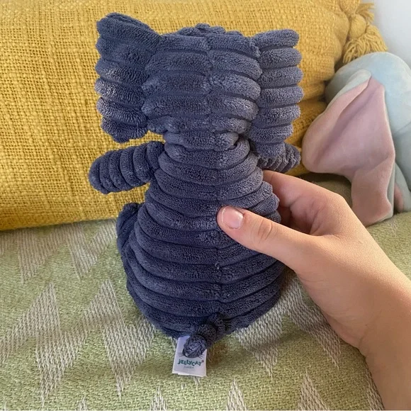 Jellycat Blue Cordy Roy Elephant Stuffed Animal - Picture 2 of 3